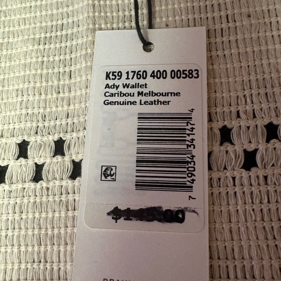 Caribou Brahmin ADY Brown Ivory Blue Gold Tan Bifold Embossed Crocodile Wallet - Picture 4 of 4